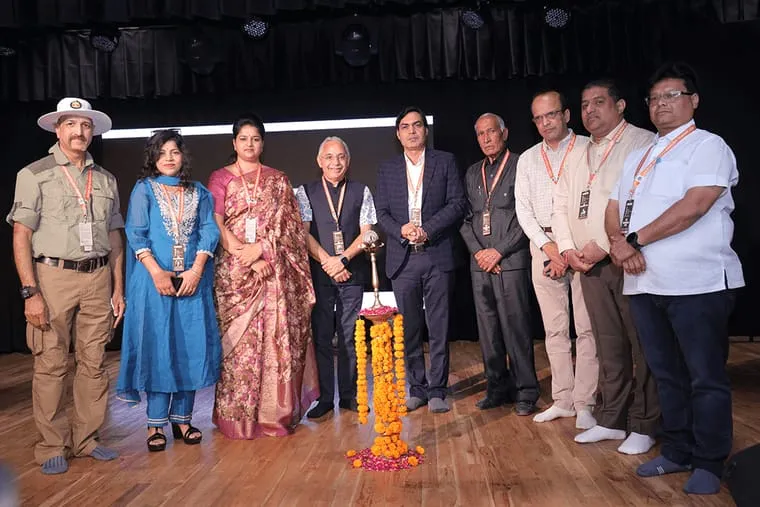 Photojournalists and attendees at the Jaipur Photojournalism Seminar
